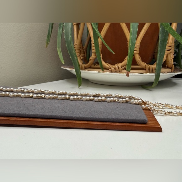 Vintage Napier Pearl Rope Chain Necklace Opera Length - Picture 5 of 8